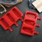 3-Cavity Silicone Popsicle Molds with Lid – Set of 2 (Oval) – BPA-Free, Homemade Ice Cream Bar & Cakesicle Molds with 50 Wooden Sticks